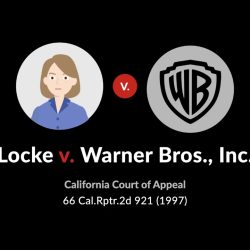 Locke v warner bros inc