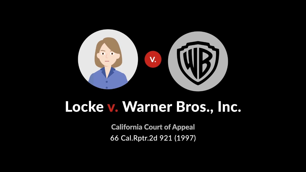 Locke v warner bros inc