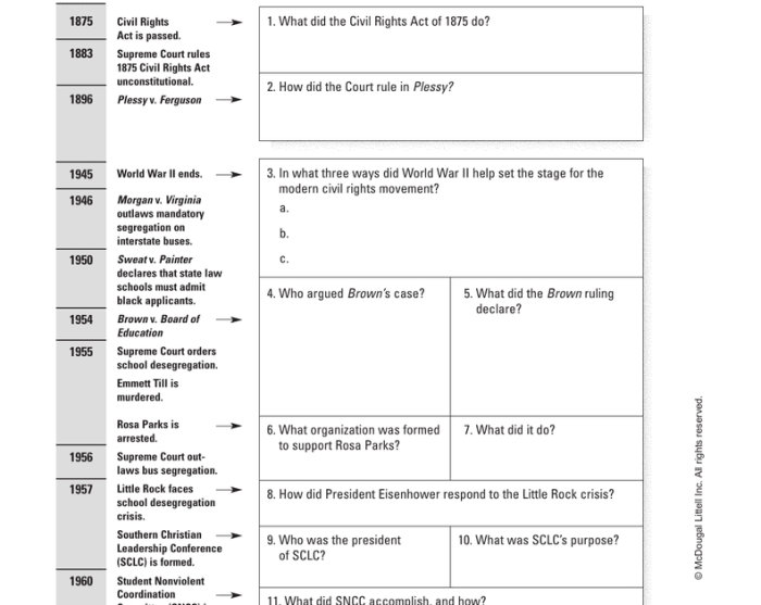 Plessy v ferguson 1896 worksheet answers