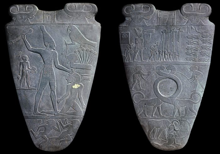 Palette of king narmer ap art history