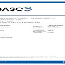 Emotional symptoms index basc 3