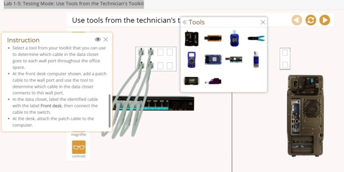 Identify lab components testing mode motherboard part